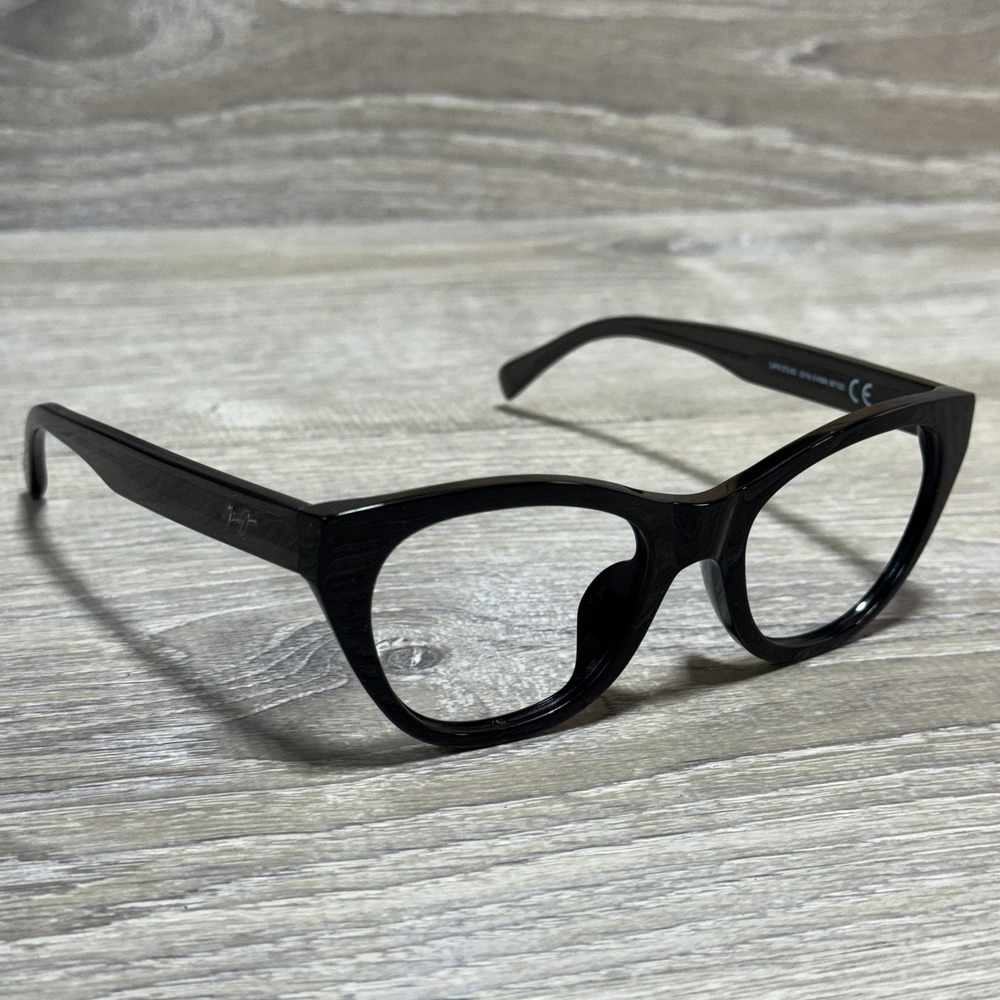 Maui Jim Capri Optical Eyeglass Frames Black 51-21-145 MJ820 02N Made in‎ Italy